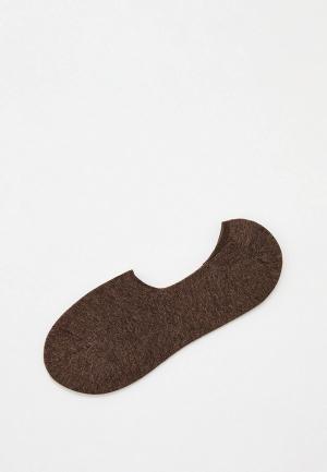 Носки UNIQLO. Цвет: коричневый