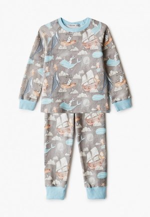Пижама Ete Children. Цвет: серый