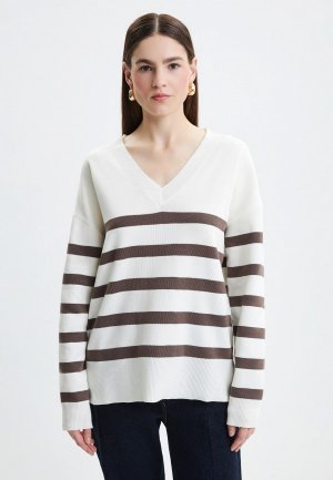 Пуловер Zarina. Цвет: белый