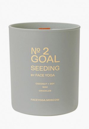 Свеча ароматическая Face Yoga. Цвет: серый
