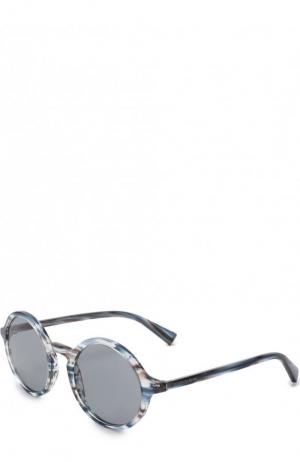 Солнцезащитные очки Dolce & Gabbana. Цвет: голубой