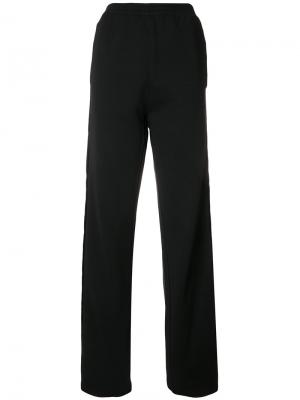 Длинные спортивные брюки Mm6 Maison Margiela. Цвет: чёрный
