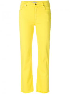 Укороченные джинсы Etro. Цвет: жёлтый и оранжевый