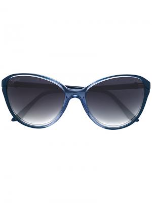 Солнцезащитные очки Double C Décor Cartier. Цвет: синий
