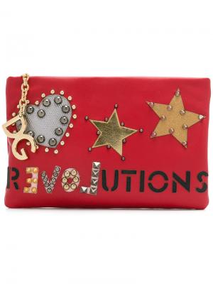 Клатч Revolutions Dolce & Gabbana. Цвет: красный