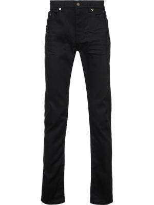 Эластичные джинсы скинни Saint Laurent. Цвет: чёрный