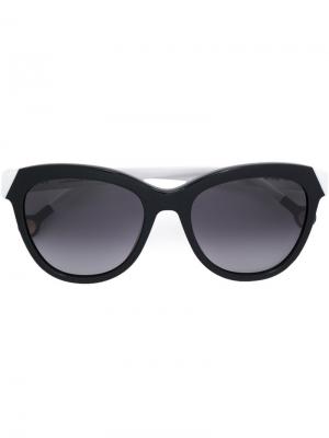 Солнцезащитные очки в квадратной оправе Carolina Herrera. Цвет: белый