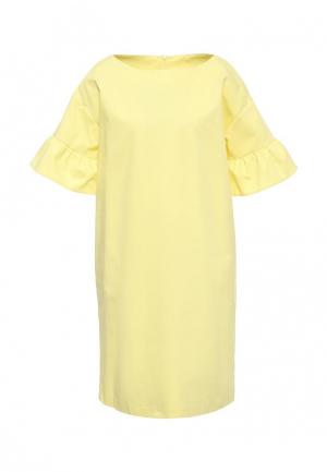 Платье Baon. Цвет: желтый