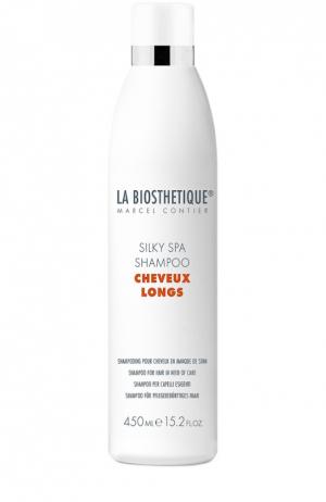 SPA-шампунь для придания шелковистости длинным волосам La Biosthetique. Цвет: бесцветный