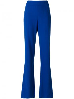 Свободные прямые брюки Giorgio Armani. Цвет: синий