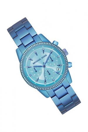 Наручные часы MICHAEL KORS. Цвет: голубой