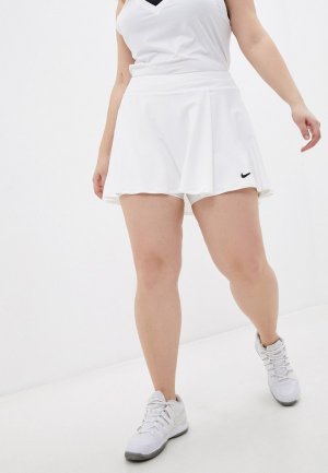 Юбка Nike. Цвет: белый