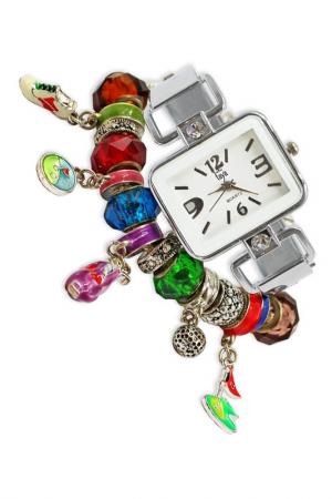 Набор: часы, браслет TAYA. Цвет: серебристый