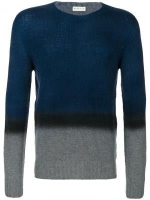Пуловер с контрастной отделкой Etro. Цвет: синий