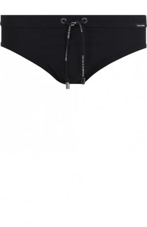 Плавки на кулиске Dolce & Gabbana. Цвет: черный