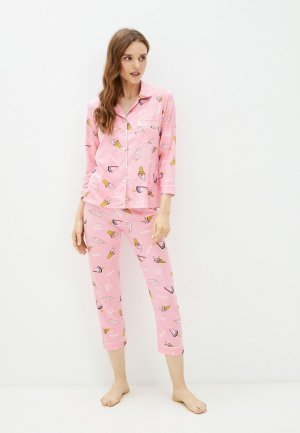 Пижама UnicoModa. Цвет: розовый