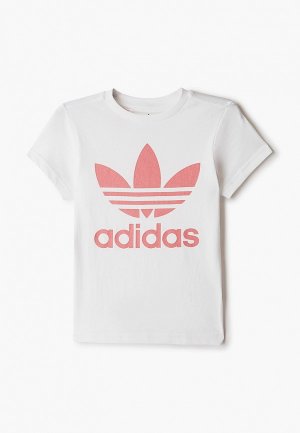 Футболка adidas Originals. Цвет: белый