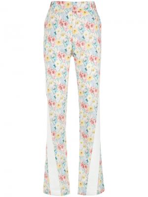 Floral straight trousers Gloria Coelho. Цвет: многоцветный