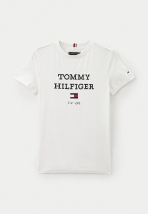 Футболка Tommy Hilfiger. Цвет: белый