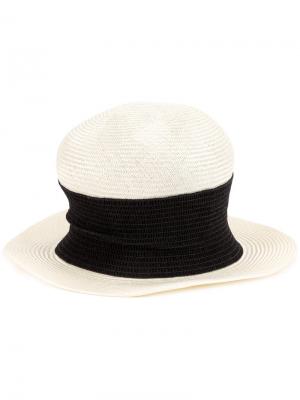 Соломенная шляпа Horisaki Design & Handel. Цвет: белый
