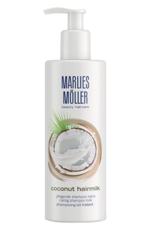 Шампунь-молочко для ухода с кокосом Marlies Moller. Цвет: бесцветный