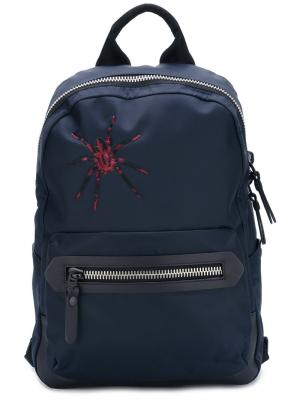 Рюкзак с вышивкой Lanvin. Цвет: синий