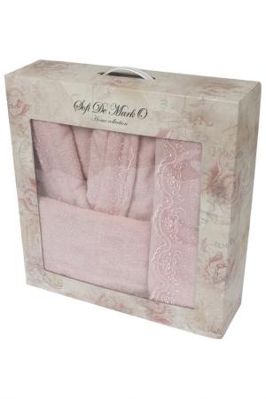 Комплект из халата и полотенец SOFI DE MARKO. Цвет: розовый