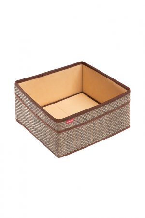 Коробка для хранения CASY HOME. Цвет: коричневый