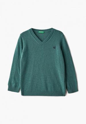 Пуловер United Colors of Benetton. Цвет: зеленый