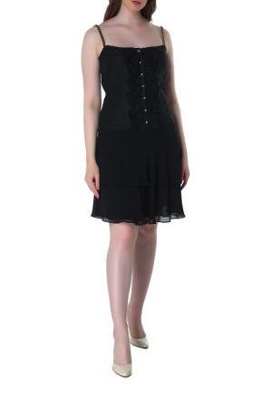 Платье LUISA SPAGNOLI. Цвет: черный