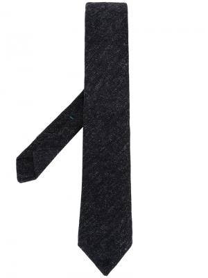 Трикотажный галстук Borrelli. Цвет: серый