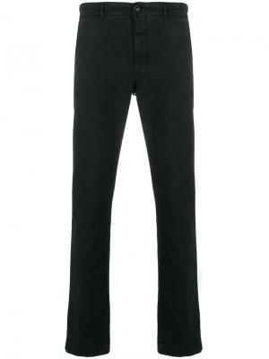 Классические брюки-чинос Moncler. Цвет: чёрный