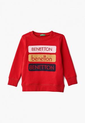 Свитшот United Colors of Benetton. Цвет: красный
