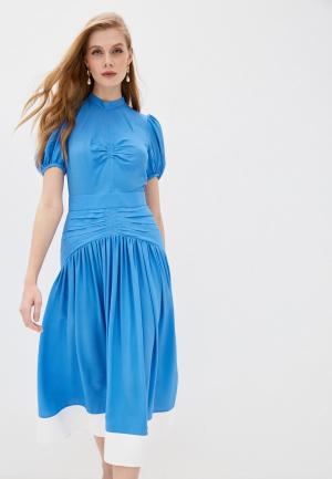 Платье N21. Цвет: голубой