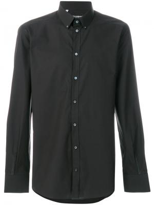 Классическая рубашка с длинными рукавами Dolce & Gabbana. Цвет: чёрный