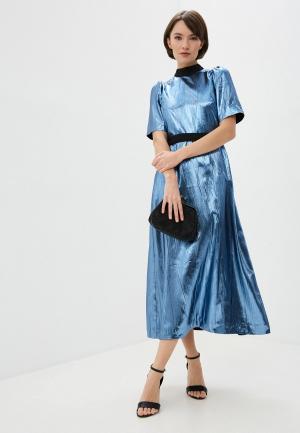 Платье Markus Lupfer. Цвет: синий