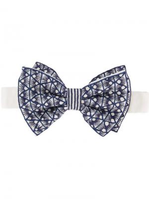 Декорированный галстук-бабочка Jupe By Jackie. Цвет: белый