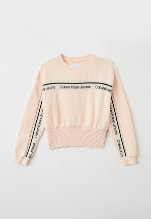 Джемпер Calvin Klein Jeans. Цвет: розовый