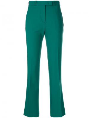 Укороченные брюки со складками Etro. Цвет: зелёный