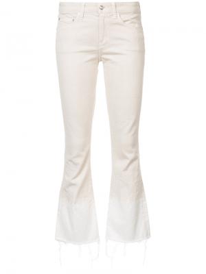 Укороченные слегка расклешенные джинсы Derek Lam 10 Crosby. Цвет: белый