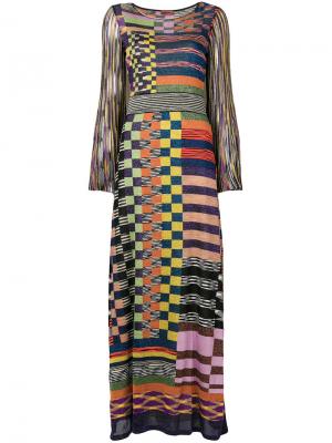 Striped maxi dress Missoni. Цвет: многоцветный
