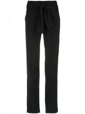 Belted straight trousers Uma | Raquel Davidowicz. Цвет: чёрный