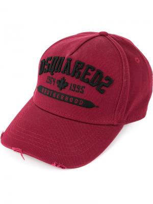 Logo embroidered baseball cap Dsquared2. Цвет: красный