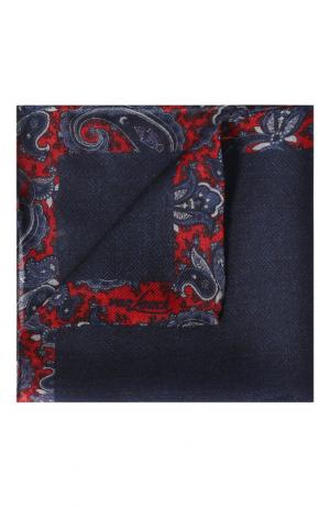 Шерстяной платок Van Laack. Цвет: синий