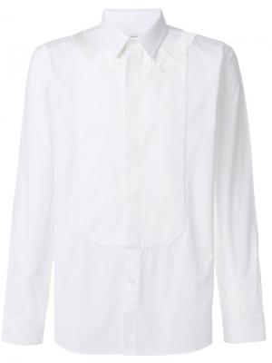 Поплиновая рубашка с вышивкой Givenchy. Цвет: белый