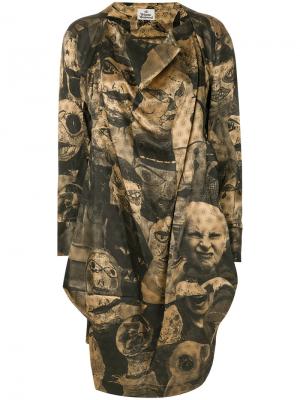Платье с принтом Vivienne Westwood. Цвет: чёрный