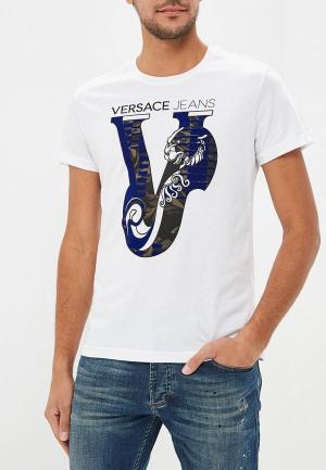 Футболка Versace Jeans. Цвет: белый