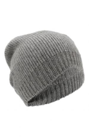 Кашемировая шапка TSUM Collection. Цвет: серый
