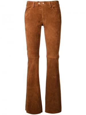 Прямые брюки Sylvie Schimmel. Цвет: коричневый