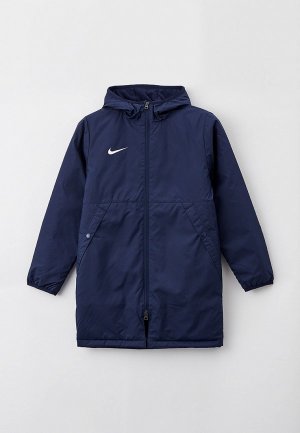 Куртка утепленная Nike. Цвет: синий